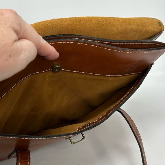 PATRICIA NASH Verbania Studded Leather Satchel - Picture 9 of 11